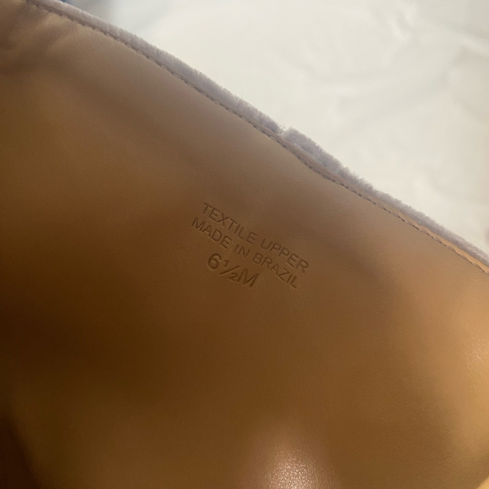 Talbots Harlow soft blush pink velvet ankle boots with block 2” heel 6.5 - Picture 8 of 9